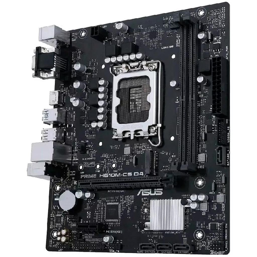Placa Mãe Asus para Intel 1700 H610M-CS D4 Prime 2xDDR4 mATX em Oferta na Shopee