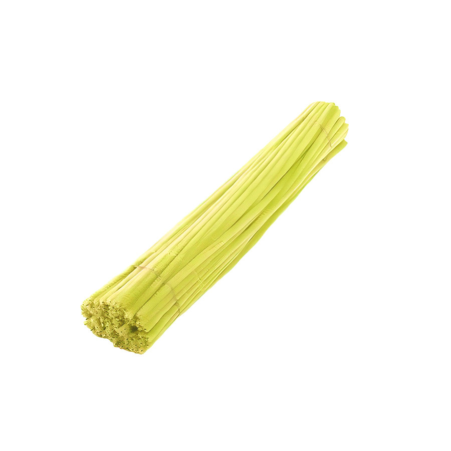 Haste de Chenille 30cm - Amarelo - 200 unidades - Rizzo