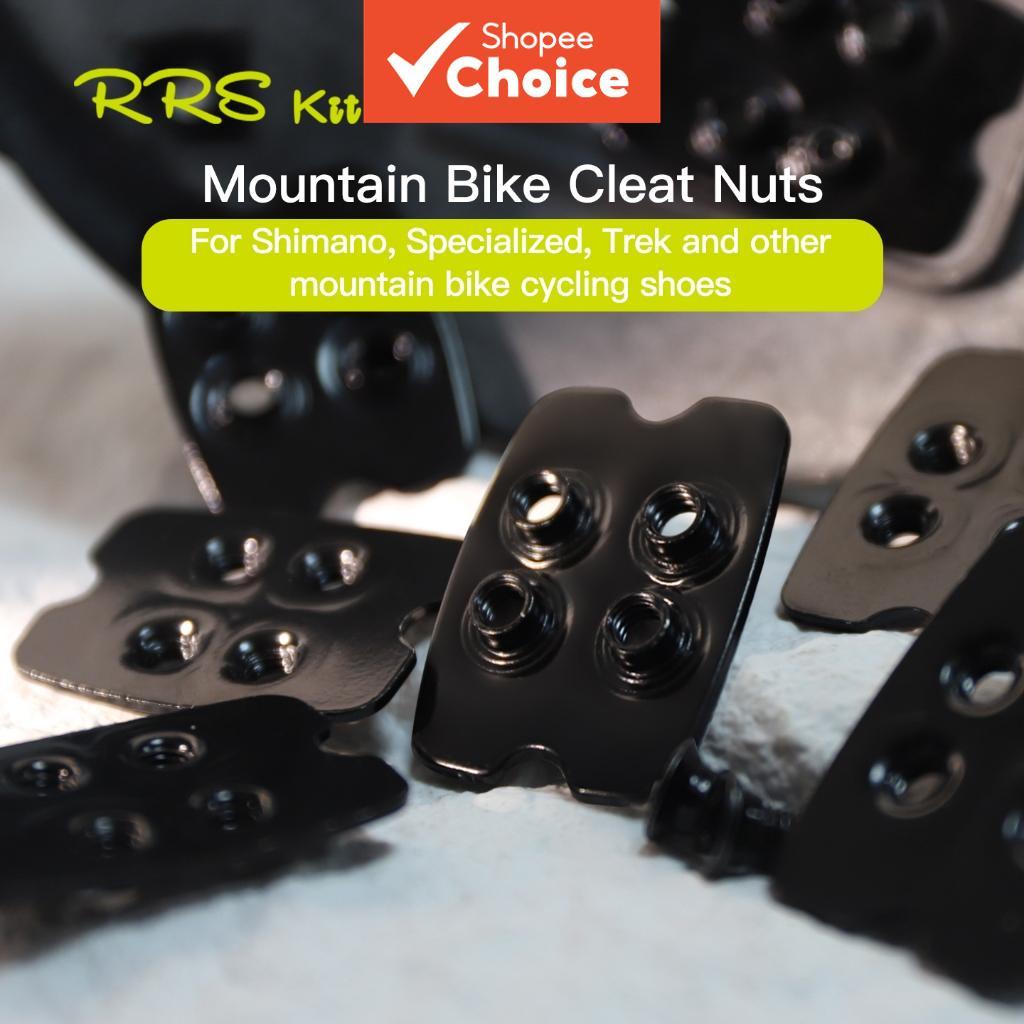 RRSkit Porca de Trava para Sapatilha de Bicicleta de Montanha para Shimano, Specialized, Trek, Sapatos de Trava para