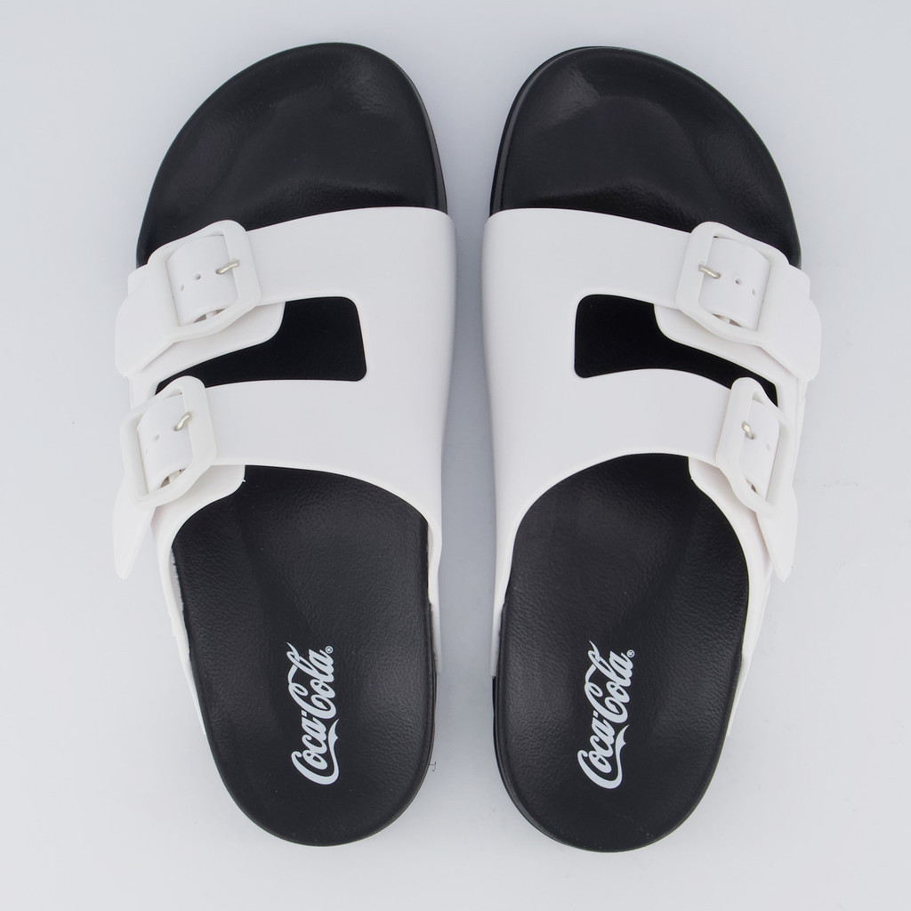 Chinelo Coca Cola Birken Ares Preto e Branco em Oferta na Shopee