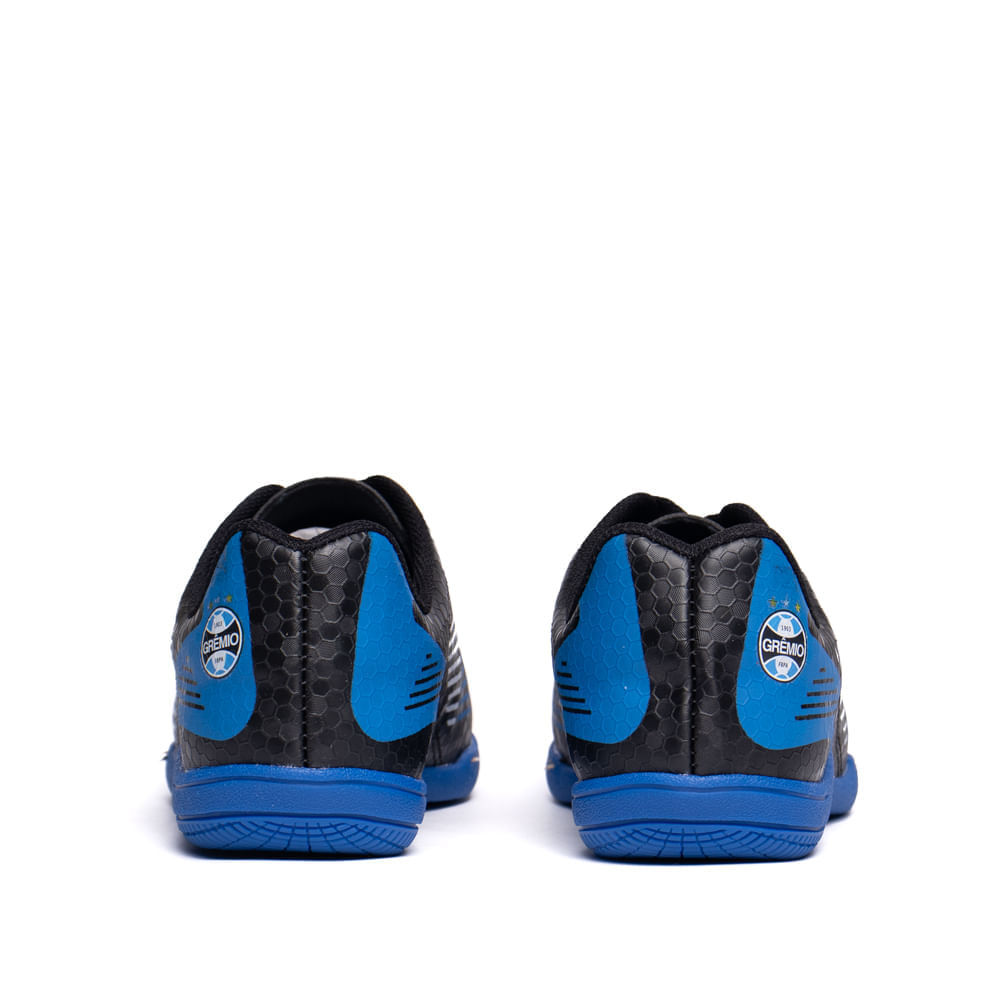 Detalhes do Chuteira Infantil Molekinho Grêmio Preto/Azul/Branco
