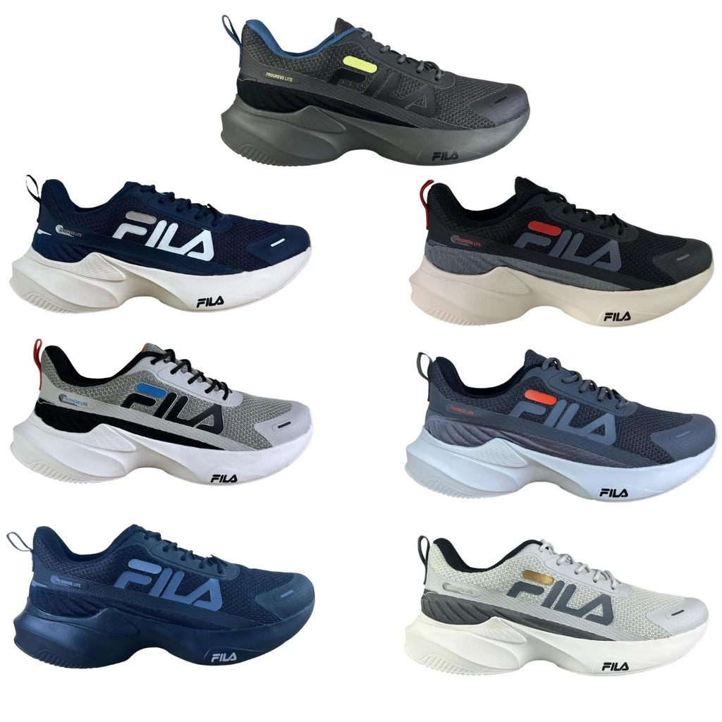 Tênis Fila Progress Lite Masculino Original Corrida Caminhada Academia Leve — imagem 1