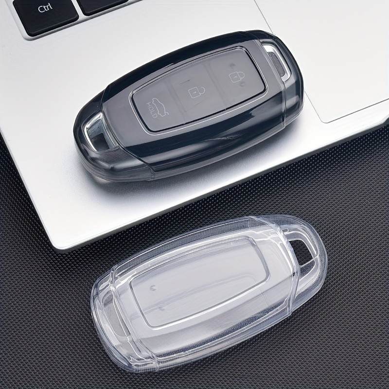 Adequado Para Capa De Chave De Carro HYUNDAI , Adequada 2019 2020 2021 2022 Kona Santa Fe 2023 Elantra GT Veloster , 4-5
