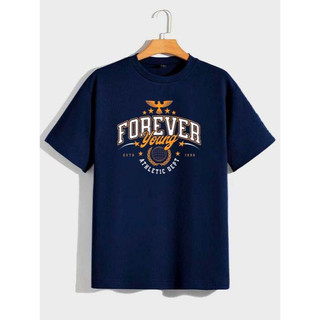 Camiseta Camisa Básica Estampa Forever Várias cores