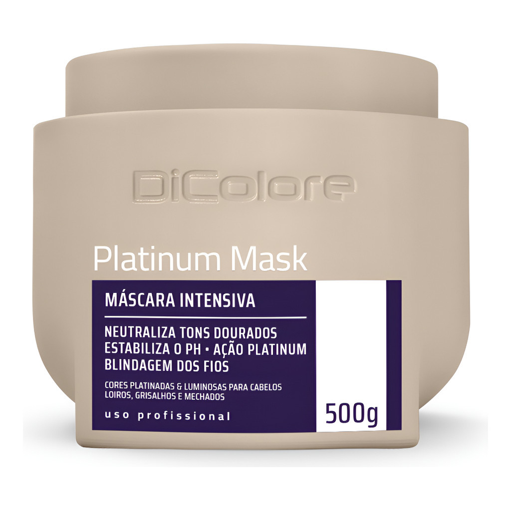 Dicolore Máscara Intensiva Platinum Mask 500g