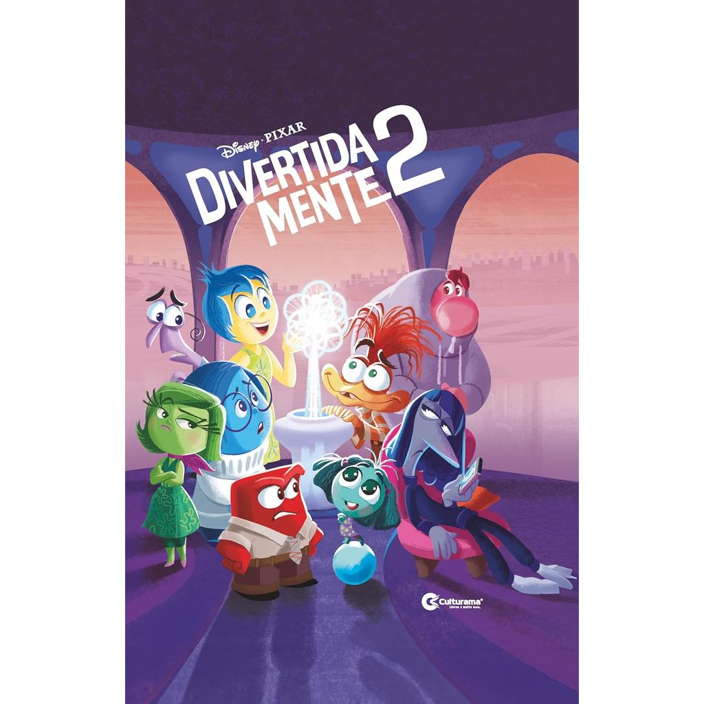 Livro Capa Dura - Divertida Mente 2