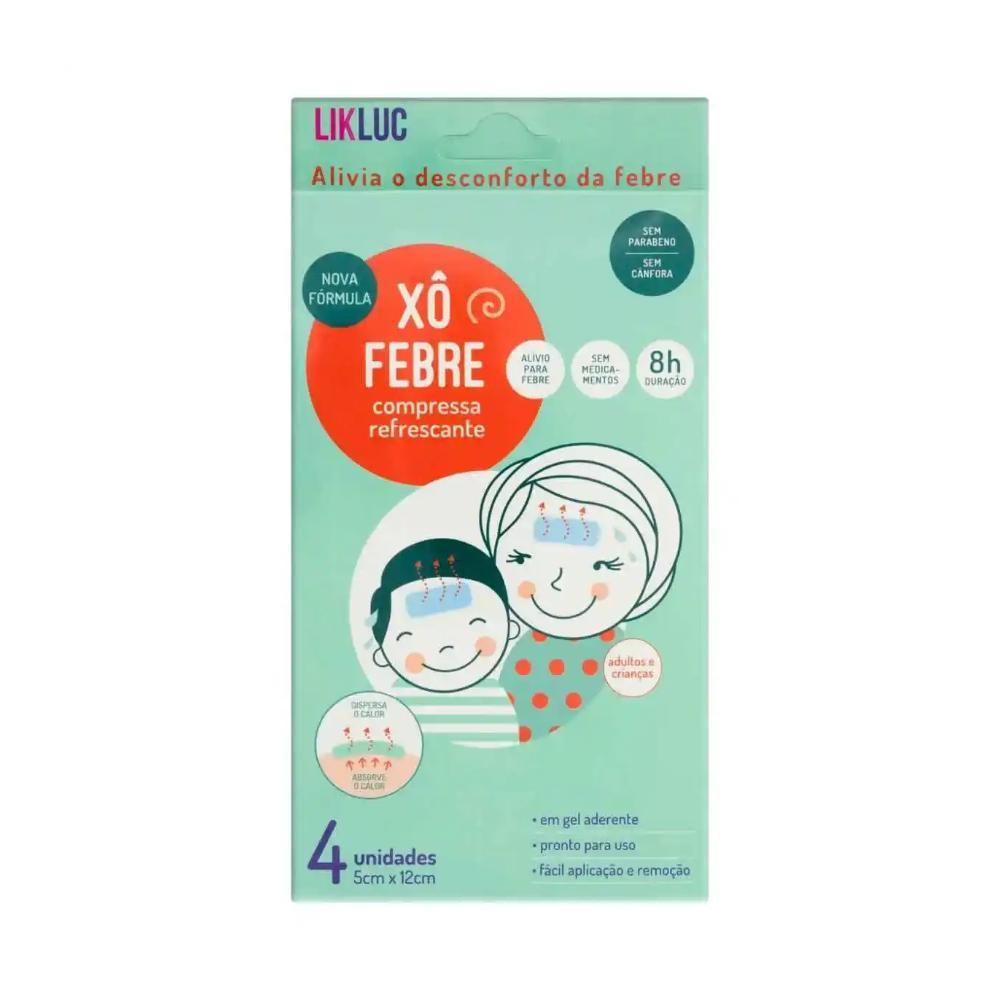 Xô Febre Alivio Da Febre Criança Compressa LikLuc em Oferta na Shopee