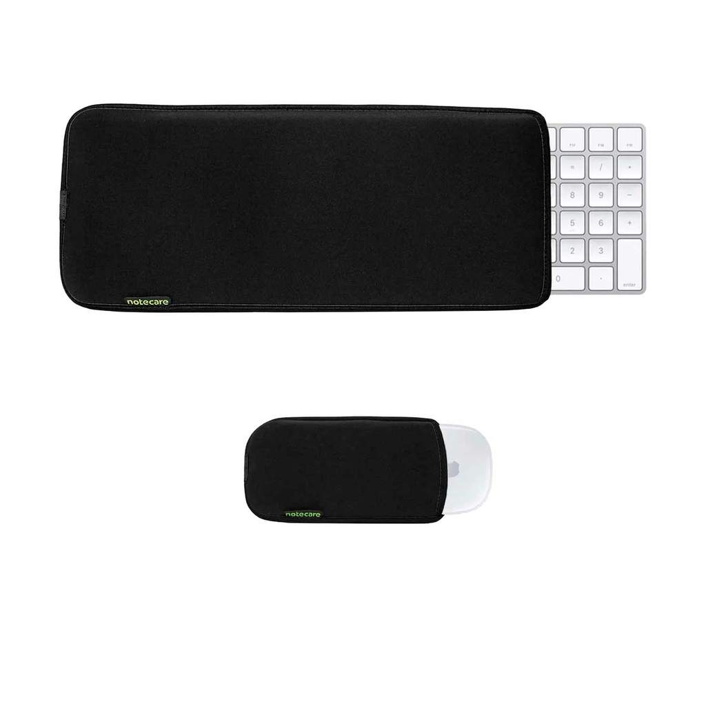 Capa Compatível com Teclado Apple Magic Keyboard Numérico + Case para Magic Mouse + Pano de Microfibra - iMac Macbook