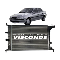 Radiador Visconde Gm Vectra 1997 a 2005 Sem ar