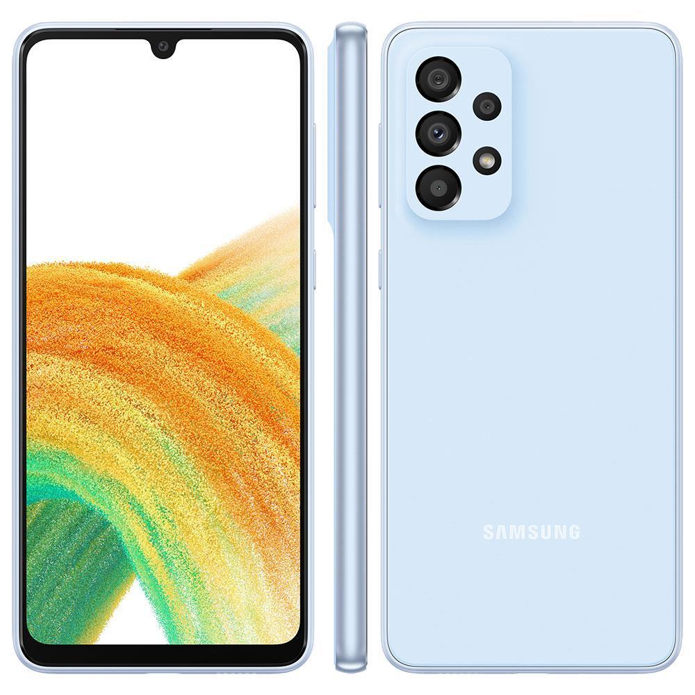Usado: Galaxy A33 128GB Azul Excelente - Trocafy - Samsung em Oferta na Shopee