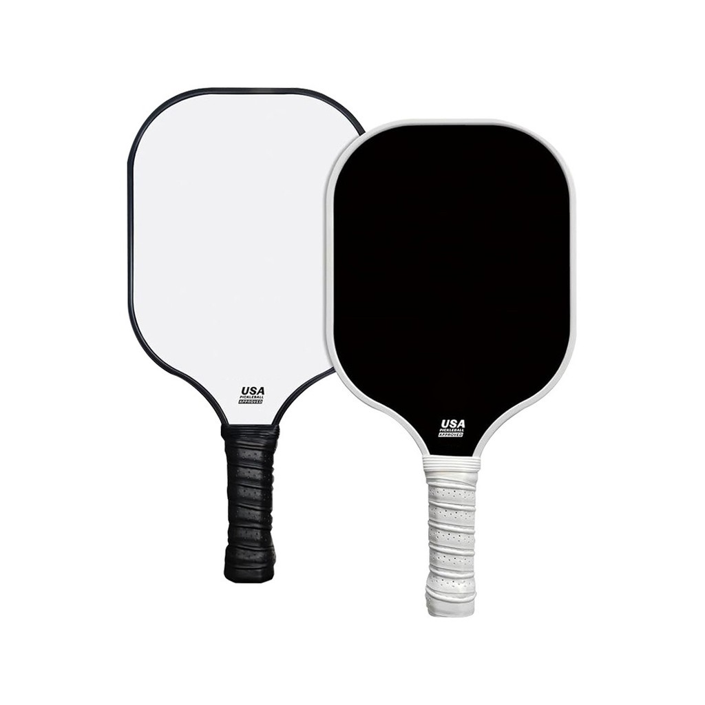 Raquete de pickleball raquete de pickleball fibra de vidro raquete de buraco de fibra de carbono cor sólida raquete de p