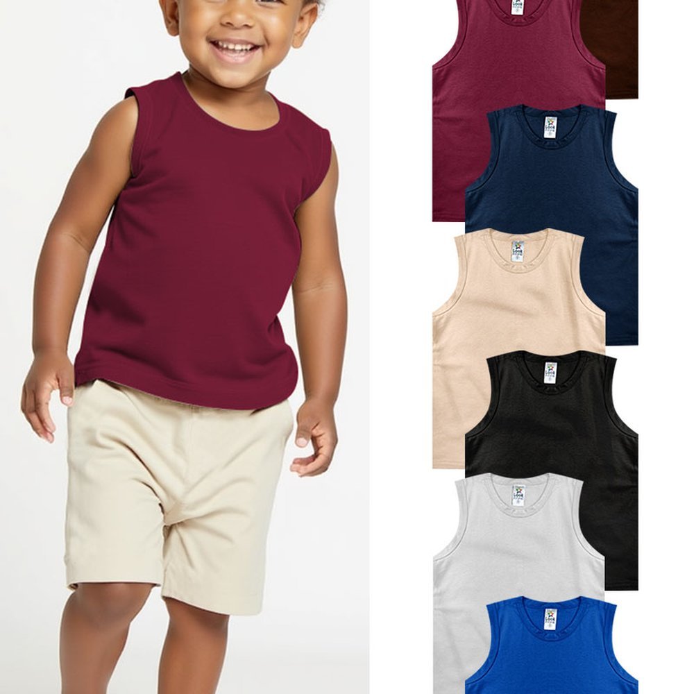 Kit Sortido 3 Regatas Lisas Infantil Menino - Babei no Look