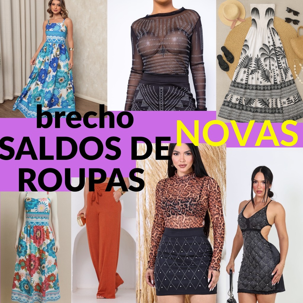 Lote Roupa Feminina  Brecho Bazar Promoção,Saldo da loja,algumas com pequeno defeito