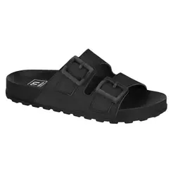 Birken Tratorada Feminina com Fivela Brilho Sandália Flat Slide Estiloso Moleca Original