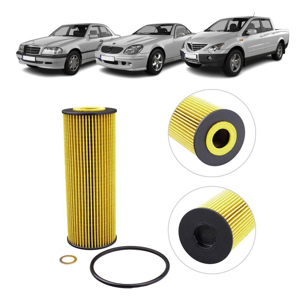 Filtro De Óleo Mercedes C180/200/220/230/280 E200/220/280/320 SL/SLK SsangYong Actyon Kyron Rexton Musso 1041800109
