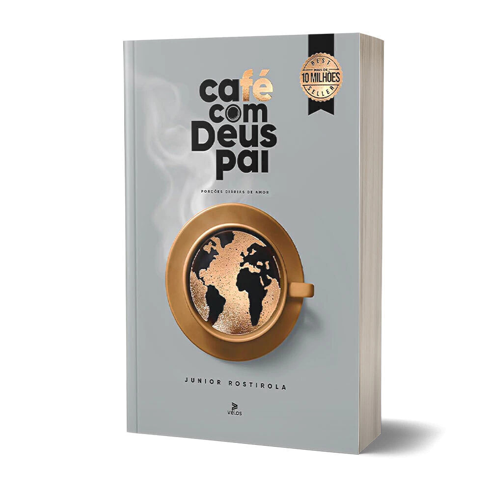 Café Com Deus Pai 2026 | Porções Diárias de Amor | Junior Rostirola em Oferta na Shopee