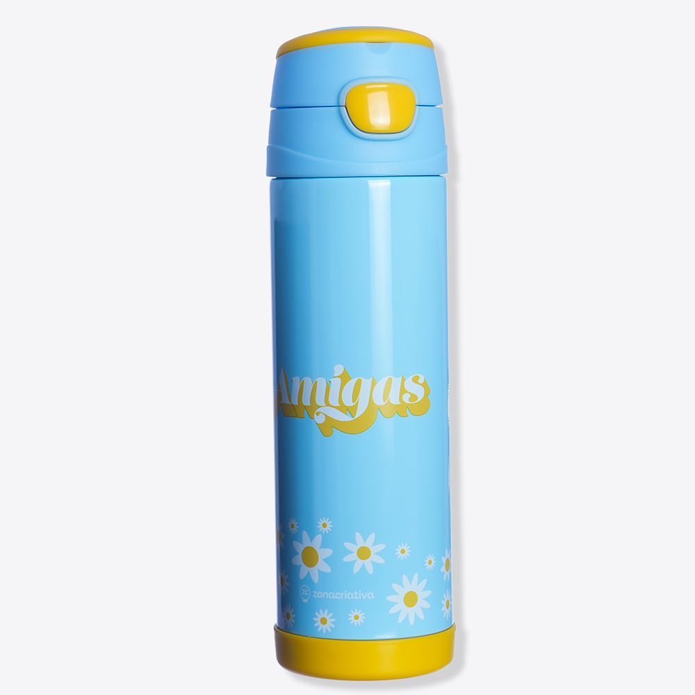Garrafa Top Handle Amigas Primavera – Zonacriativa em Oferta na Shopee