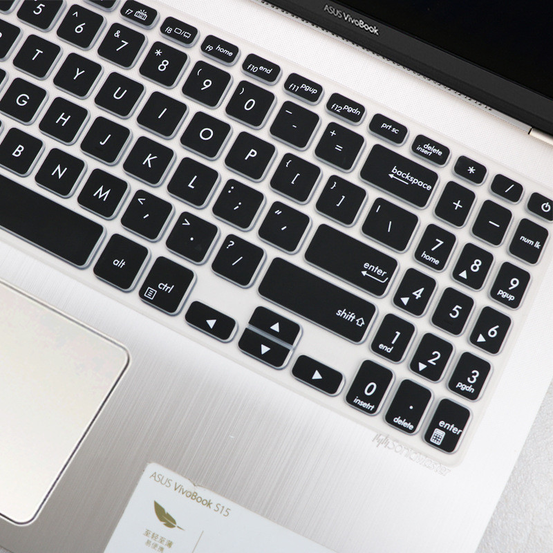 Capa Protetora De Silicone Para Teclado De Laptop , À Prova De Poeira , Transparente , TPU , ASUS VivoBook 15 X1500 X150