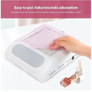 PACOTE C/100 Peças De Papel Descartável Para Filtro De Poeira Para Coleta PÓ De Aspirador Sugador Unha em Oferta na Shopee