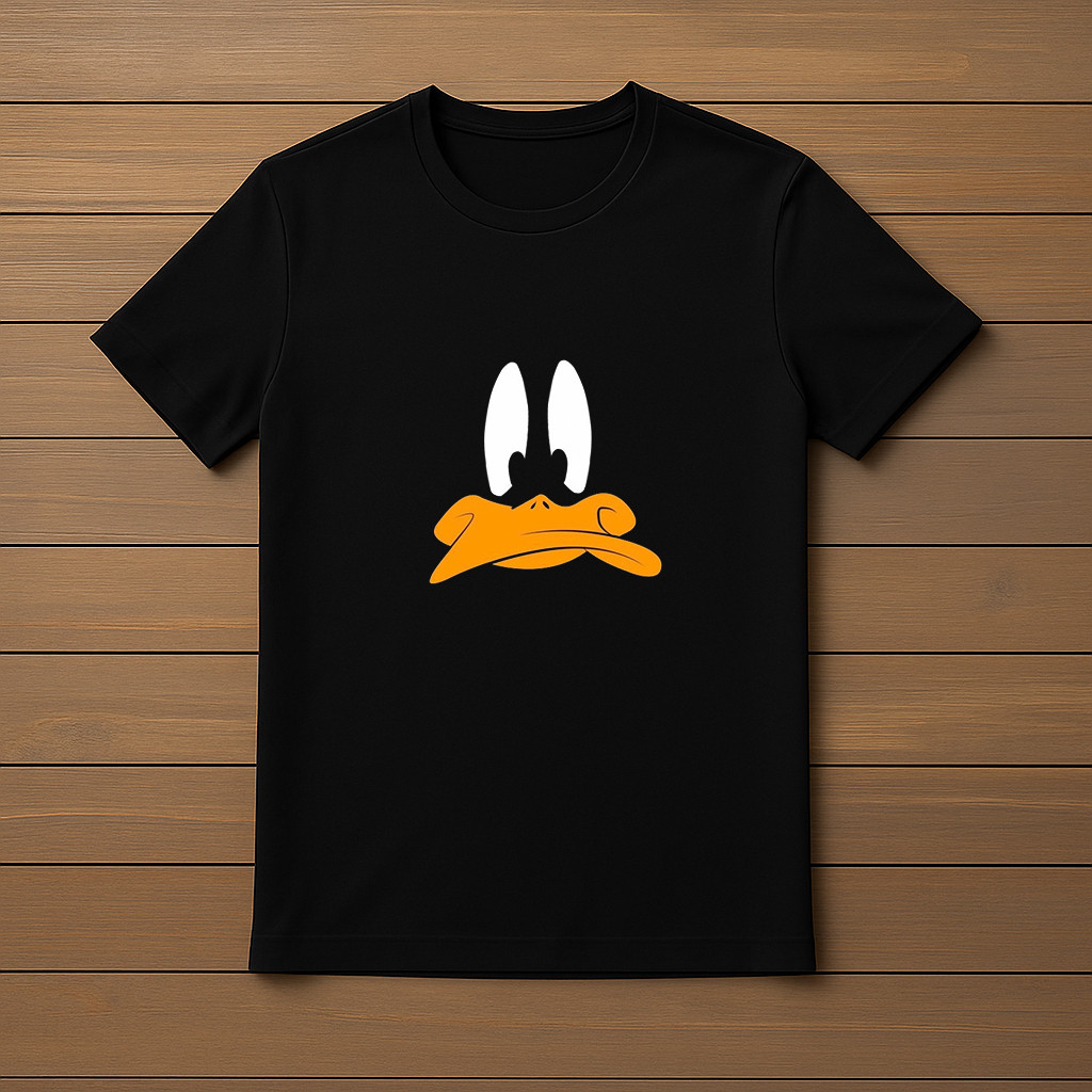 Camisa Camiseta Infantil Juvenil Tamanho 02 ao 16 Patolino Rosto Desenho Para Crianças