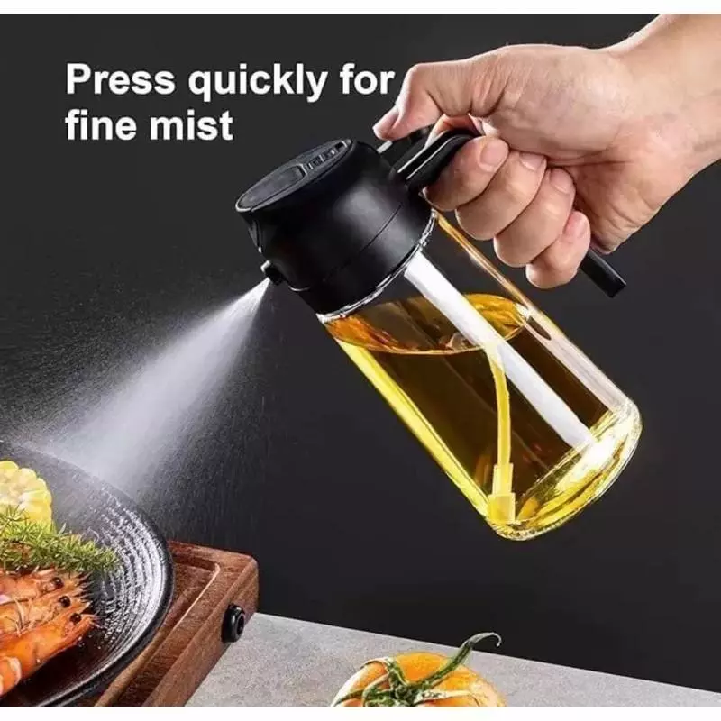 Spray de Óleo para Cozinha Vidro 200ml Borrifador Azeite Vinagre Air Fryer Oferta — imagem 1