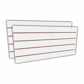 Painel canaletado branco Altura 60 Comp 120 expositor canelado placa mdf loja em Oferta na Shopee
