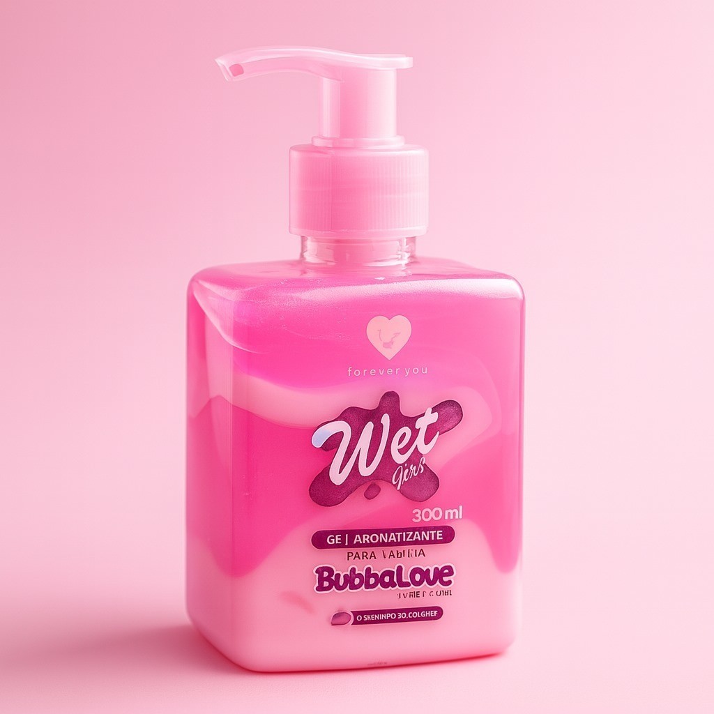 Gel Aromatizante Feminino Tutti Frutti Wet Girls BubbaLove 300ml Fragrância Suave