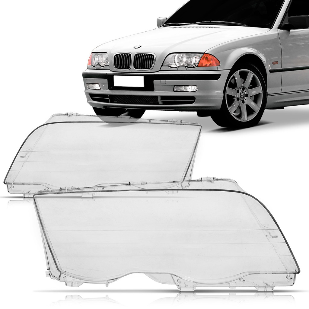 Lente Farol Bmw Série 3 1998 1999 2000 2001