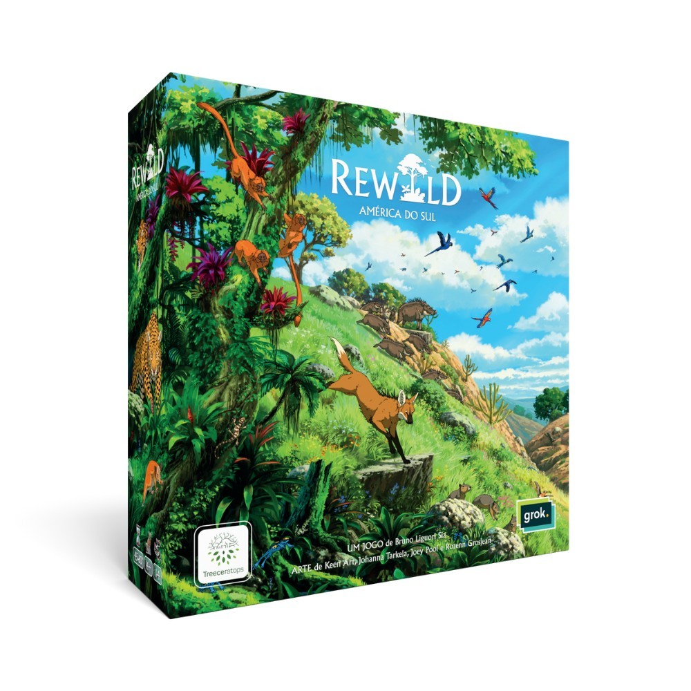 Rewild: América do Sul Jogo de Tabuleiro Grok Games