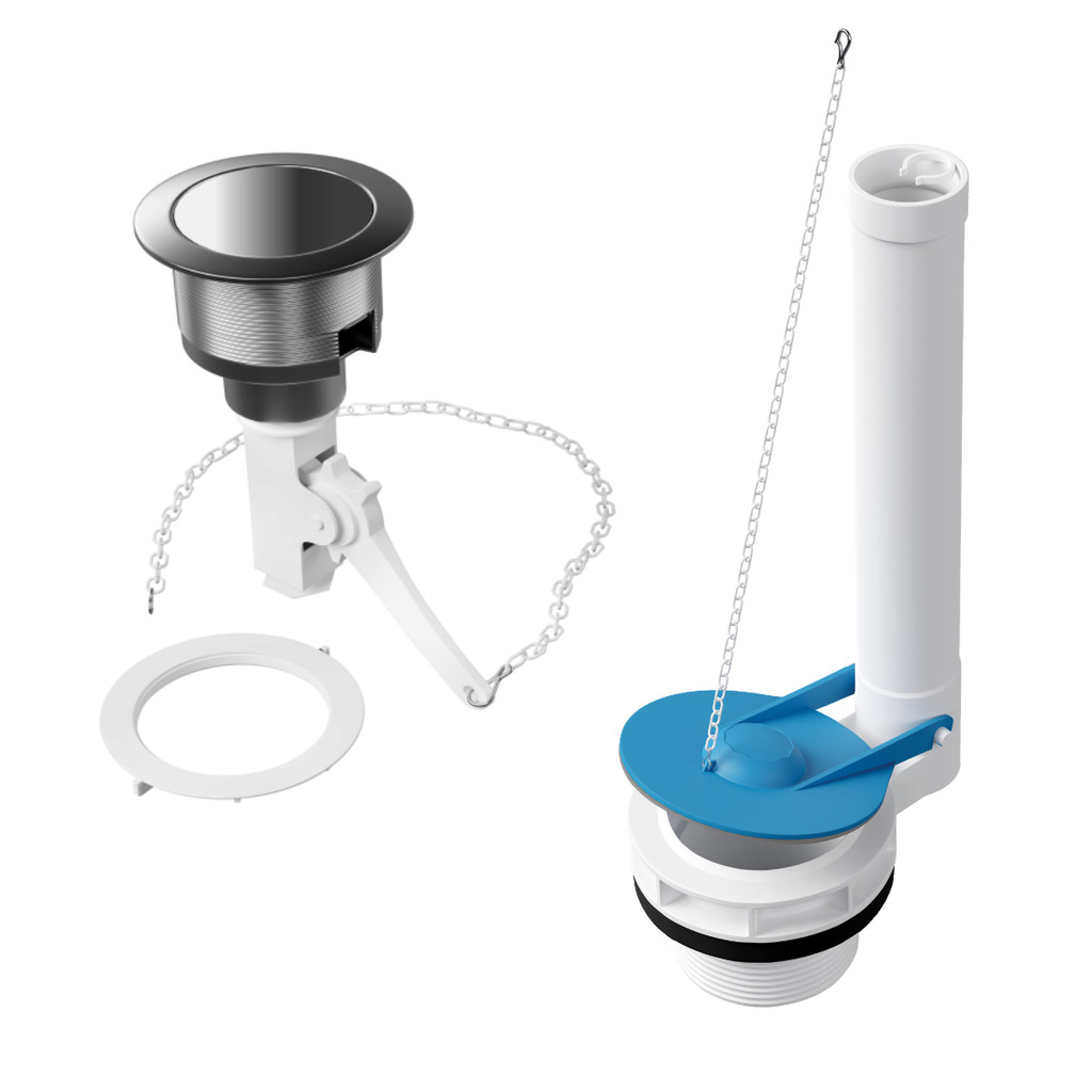 Kit Mecanismo De Saída Simples Com Botão Acionador Universal