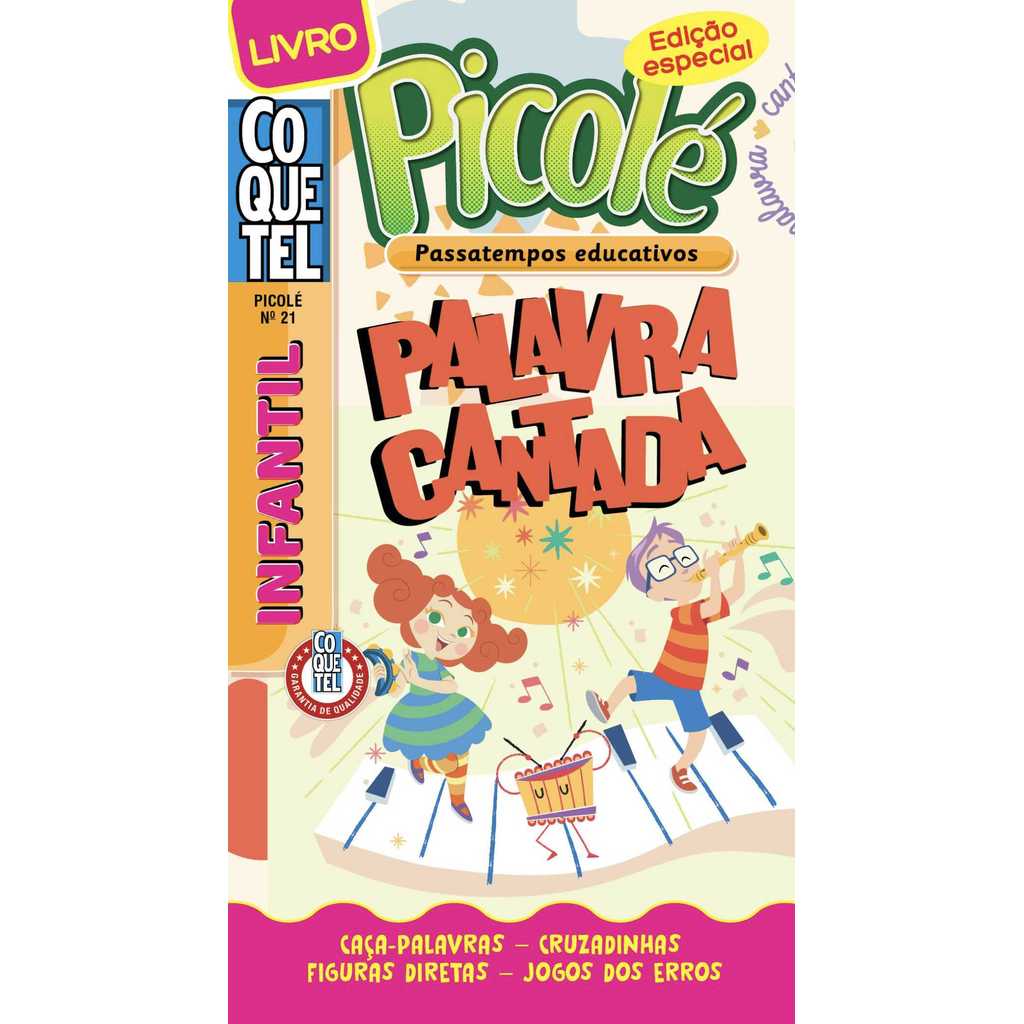 Livro Coquetel Picolé 21 com Palavra Cantada em Oferta na Shopee