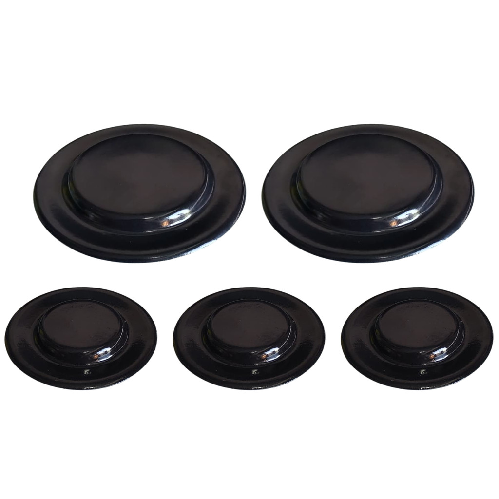 kit 5 espalhadores 2 Grandes + 3 Pequenos para fogão Brastemp e consul facility - chapéu