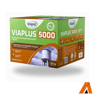 Viaplus 5000 Impermeabilizante Flexível Viapol 18kg em Oferta na Shopee