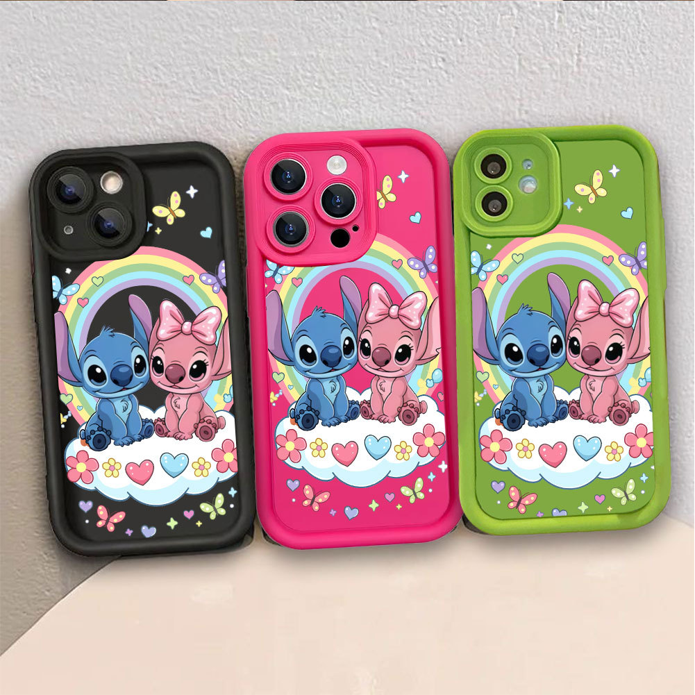 Capa Para Samsung A17 A07 A56 A36 A55 A54 A16 A15 A14 A05S A51 Arco-Íris Dos Desenhos Animados CHENWNAG em Oferta na Shopee