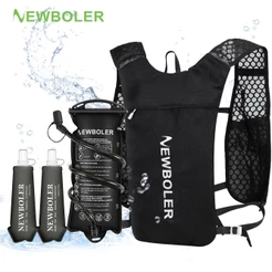 NEWBOLER Respirável Hidratação Colete Trilha Correndo Mochilas Leve Ciclismo Correr Jogging Maratona Mochila Equitação E