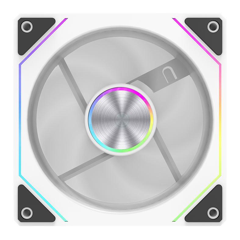 Ventoinha Aigo F12 Line, ARGB, 120mm, Branco, F12LINE-WH