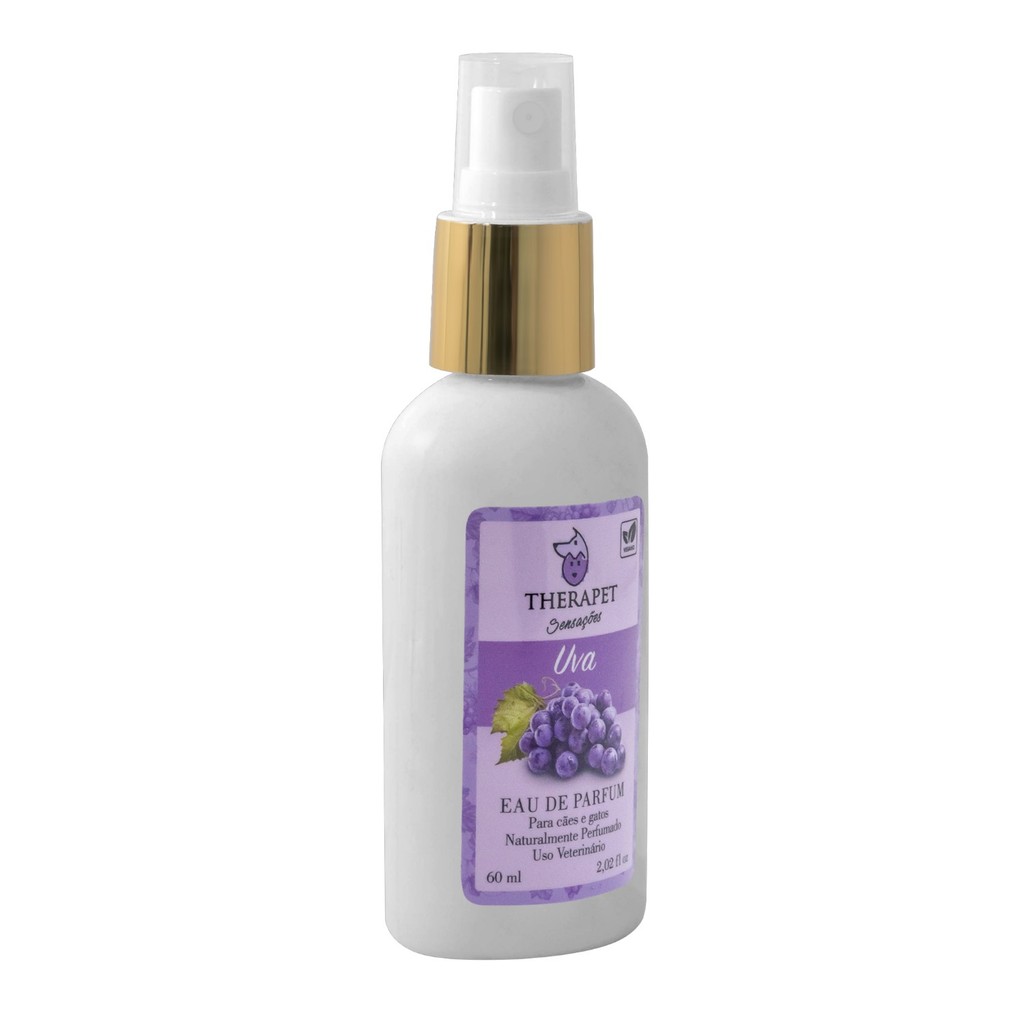 Perfume Sensações Uva Cães E Gatos Eau De Parfum Therapet - 60ml