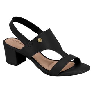 Sandália Feminina Salto Grosso Baixo Elástico Casual Beira Rio Original em Oferta na Shopee