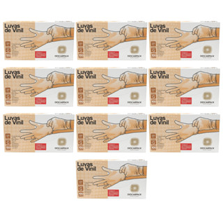 Luva de Vinil Sem Pó Descartável – Caixa com 1000 Unidades – Descarpack em Oferta na Shopee