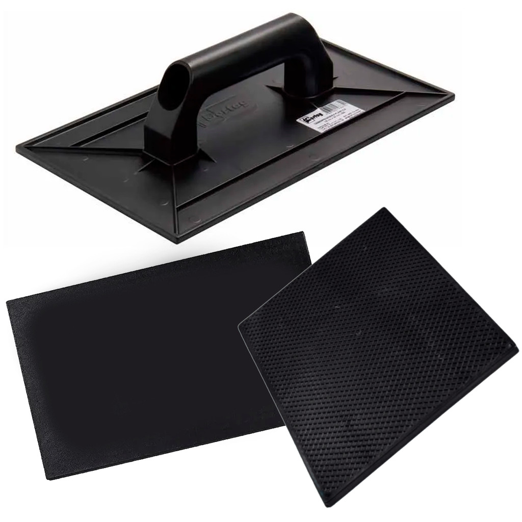 Desempenadeira Plástica Profissional GERPLAST 22X34cm Lisa Ou Estriada A Escolha em Oferta na Shopee