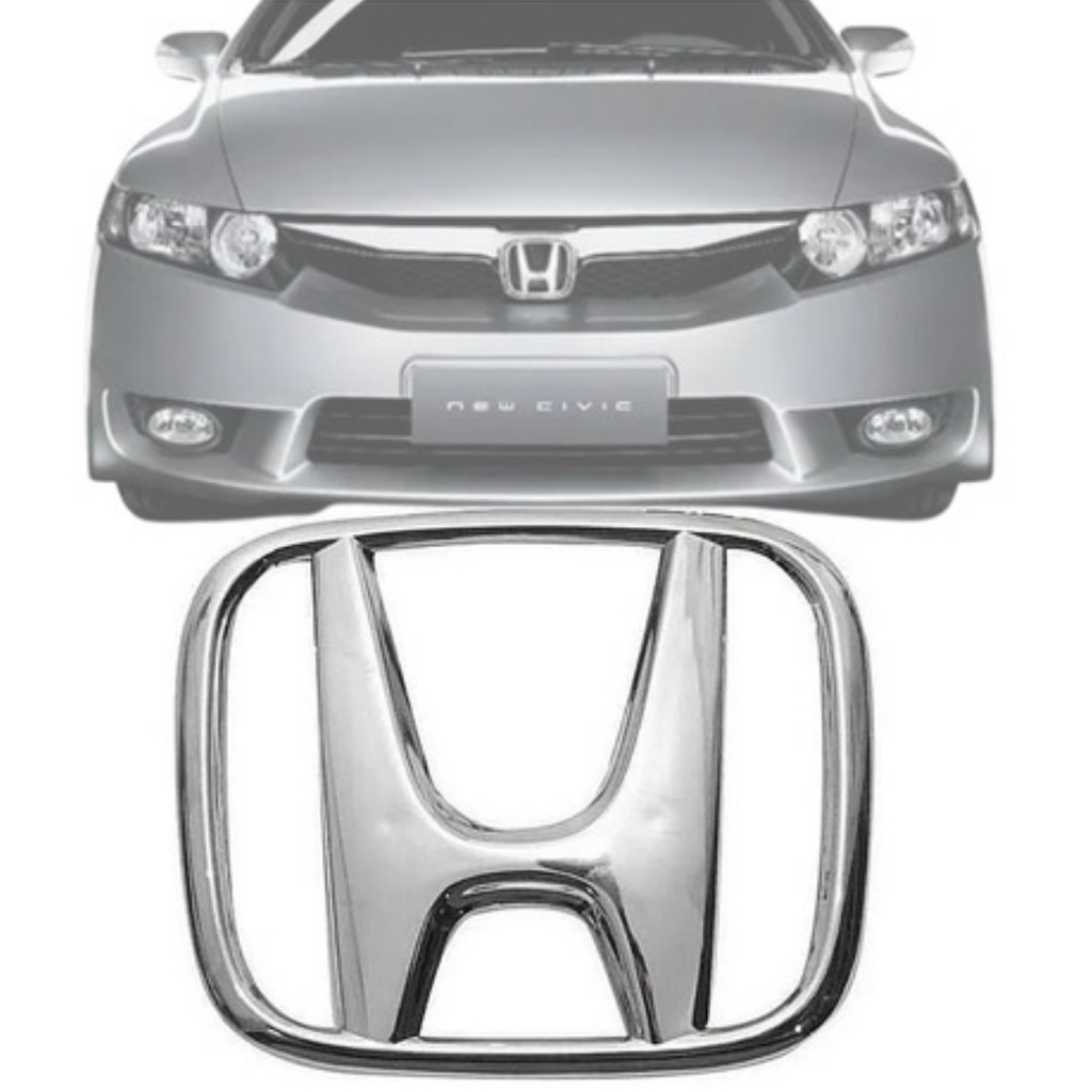 Emblema da Grade Honda New Civic 2009 a 2011 New Fit 2009 a 2011 - Dianteiro