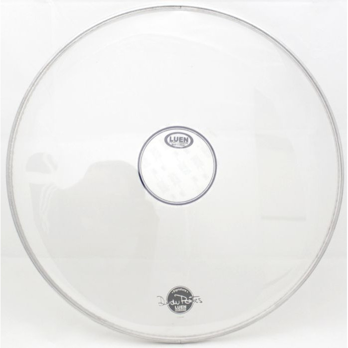 Pele 18'' Luen Dp Clear Filme Único Bumbo Bateria Profissional
