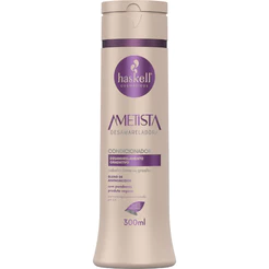 Condicionador Ametista 300ml Haskell | Neutralização e Brilho para Cabelos Loiros e Grisalhos
