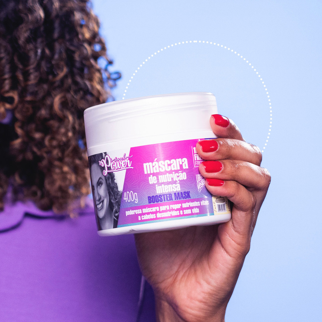 Máscara Nutritiva Booster Mask Soul Power - Nutrição Intensa, Restaura os Cachos - 400g · foto 2