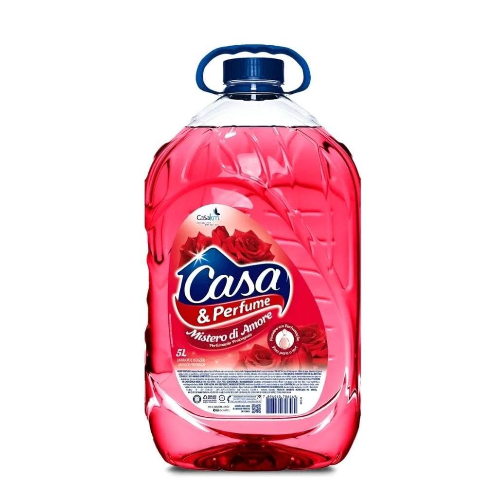 LIMPADOR PERFUMADO MISTERO DI AMORE 5L CASA & PERFUME em Oferta na Shopee