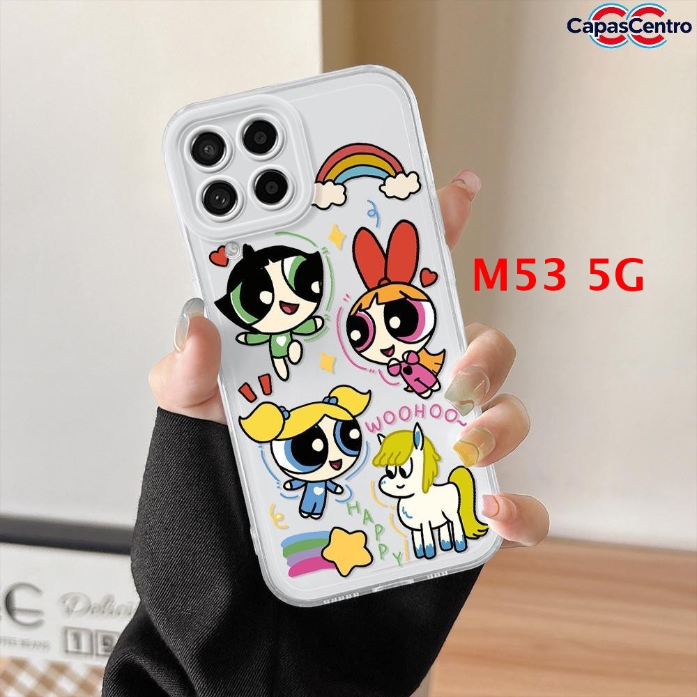 Capa Para Samsung Galaxy M53 5G Capinha De Silicone Celular Macio Transparente Soft Case 0010 TSY em Oferta na Shopee