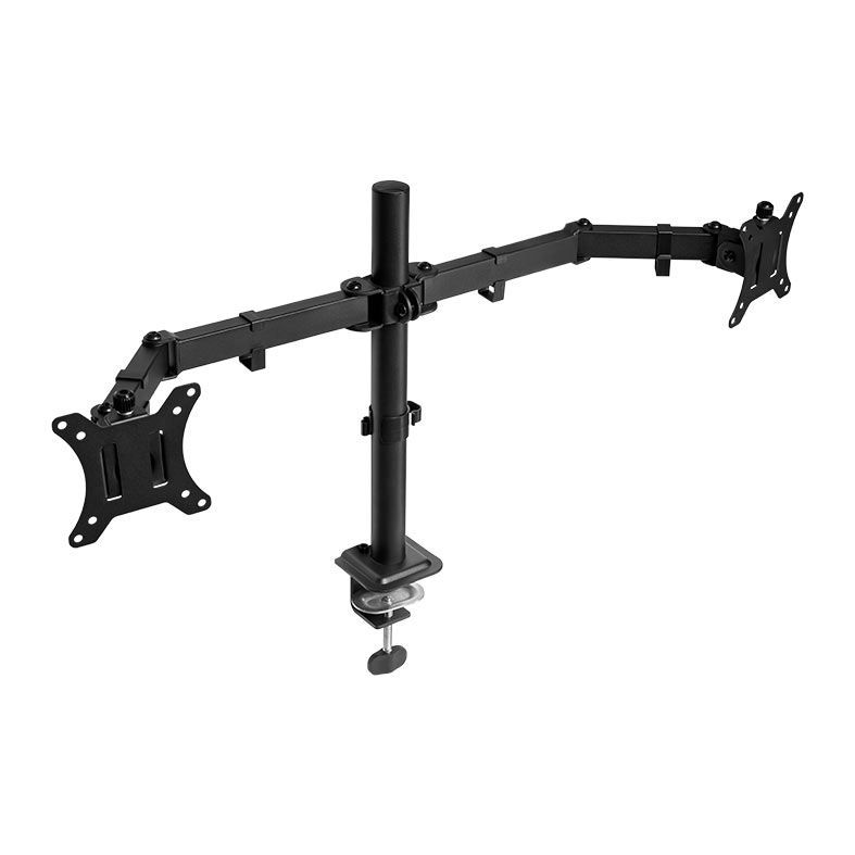 Suporte Articulado Para 2 Monitores Zinnia TMS 180, 17 Pol. a 32 Pol., Preto, ZNO-TMS180-BL01