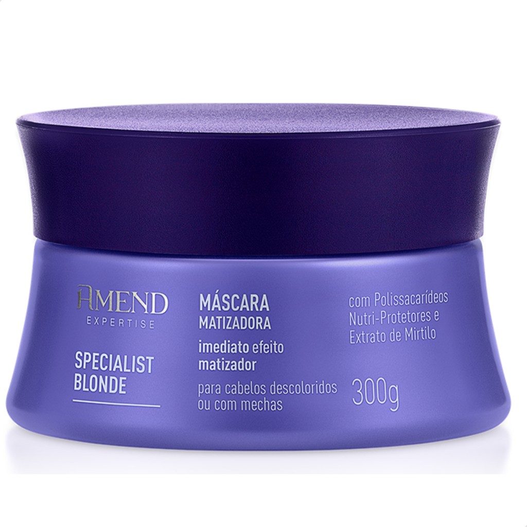 Amend Máscara Matizadora Expertise Specialist Blonde 300G em Oferta na Shopee