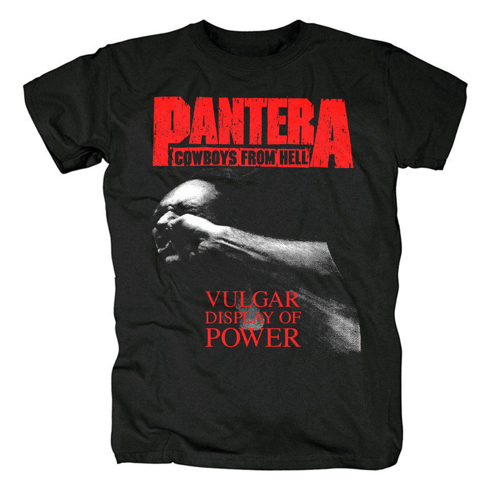 Music Soul Camiseta Unissex Pantera Metal Pesado Estampada Algodão Confortável Estilosa Divertida Concertos