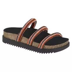 Sandalia Feminina Casual Papete Confortável Moleca Original